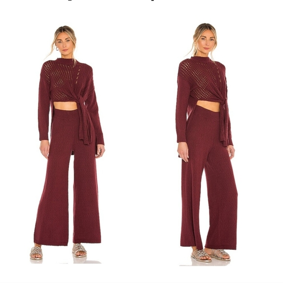 *Updated Pics!* Free People Harper Knit Set in Pretty Berry - Large - Picture 16 of 16